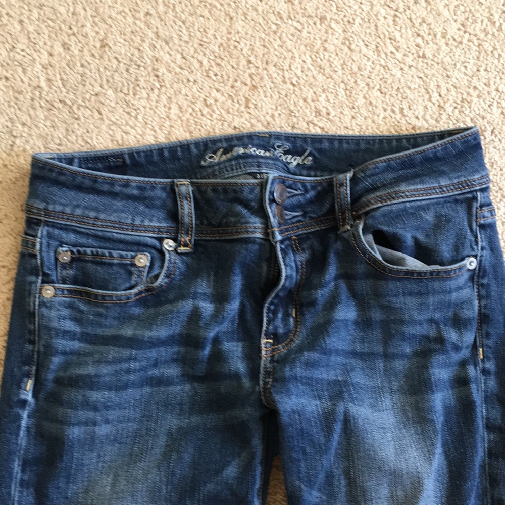 American Eagle stretch jeans cute